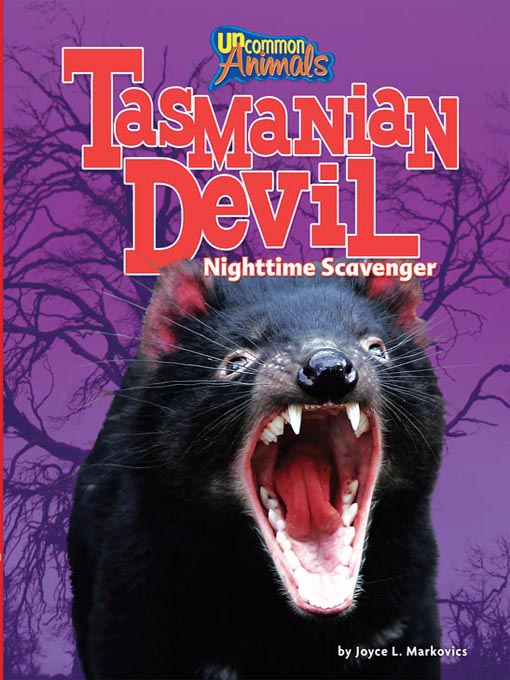 Title details for Tasmanian Devil by Joyce L. Markovics - Available